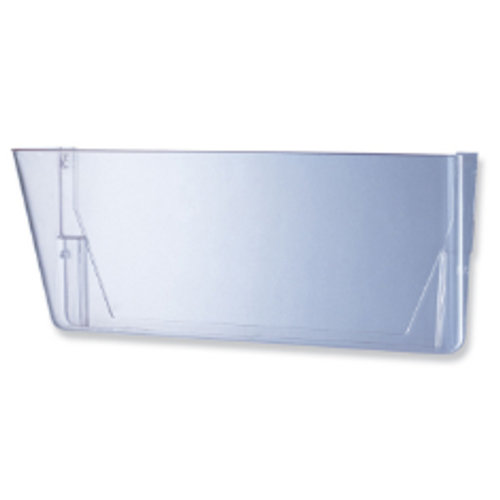 Wall File Holder-Single Pocket Legal/Clear