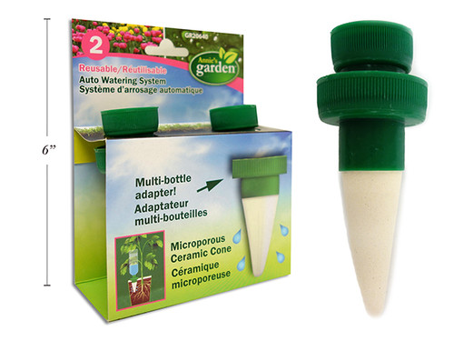 Auto Watering System-Microporous Ceramic Cones 2Pk