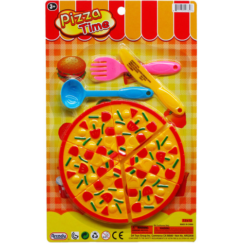 Pizza Time Food Play Set 9 Pieces  (Ages 3+)