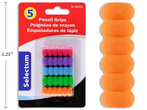 Grips Assorted Colors 5Pk