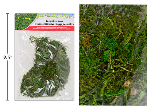 Decorative Green Moss For Nativity 42.5g (1.5oz) (MOQ:12)