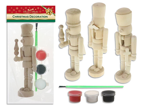 PYO Christmas Wood Nutcracker 5" (MOQ:12)