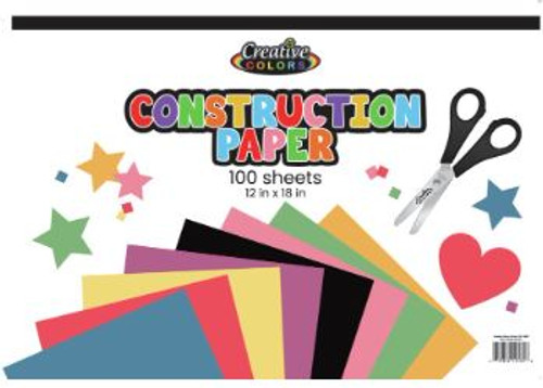 Construction Paper Pad 100 Sheets