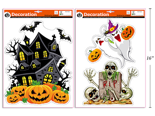 Cling Halloween Window (MOQ:12)