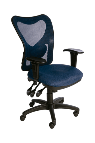 Chair Operational OPTIMA, Separate Back & Seat Tilt, Seat Glide, Lumbar & Weight Adjustment