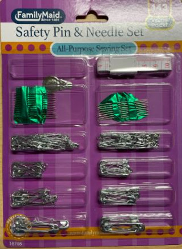Safety Pin & Needle Set