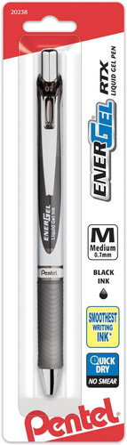 Pen EnerGel RTX Medium/Black (Liquid Gel) (#20238)