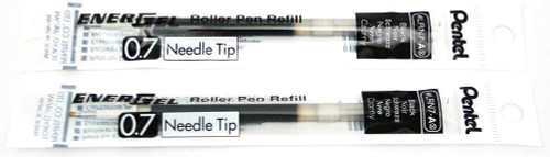 Refill EnerGel-Needle Tip Medium/Black 2Pk