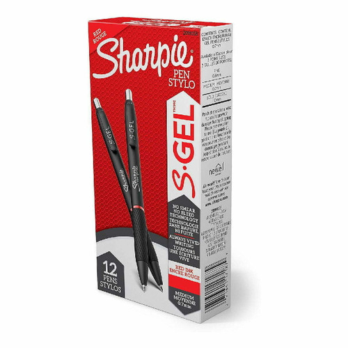 Pen Sharpie S-Gel Medium Point Box/12 (Select Colors)