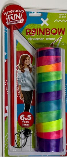 Rainbow Streamer Wand