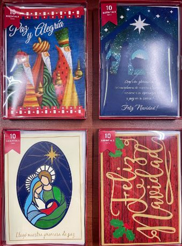 Christmas Cards in Spanish 10Pk