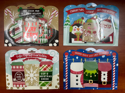 Gift Card Holders-Xmas