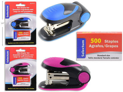 Stapler Set-Mini 2 Assorted Colors