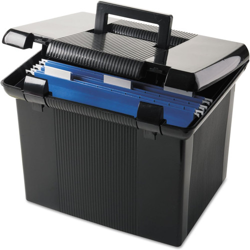 File Box-Portable/Black (Large)