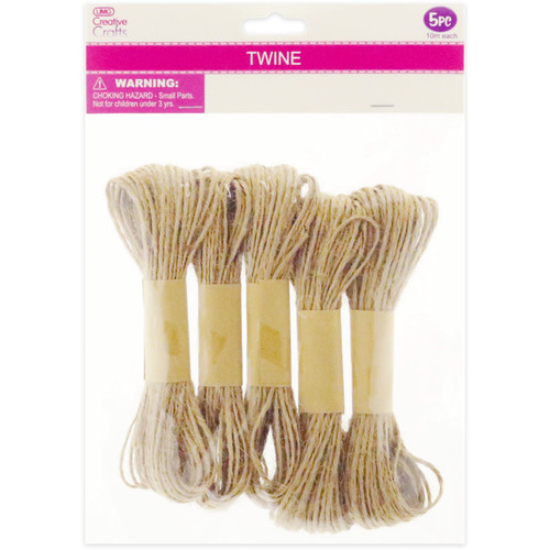 Twine-Jute Natural 5Pk