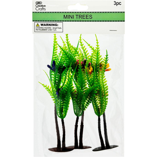 Tree-Mini Ferns 3 Mix Colors 3Pk