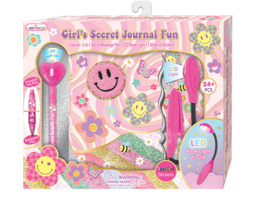 Journal Girls Secret Fun-Groovy Flower