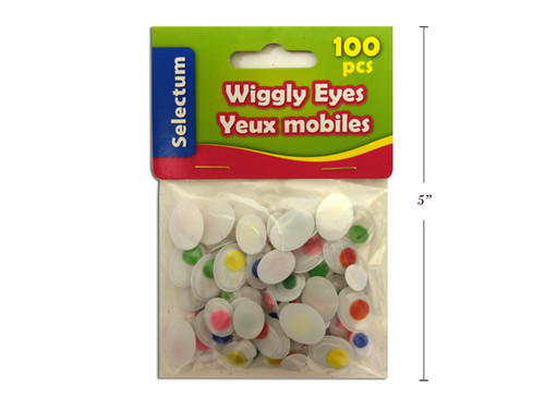 Eyes-Oval/Assorted Colors 100Pk