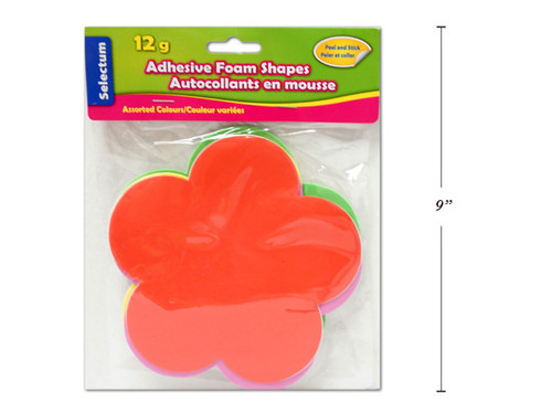 Foamy Shapes-Clovers Adhesive/Assorted Colors 12g