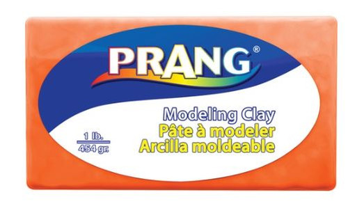 Modeling Clay Block 1 Lb.  Orange