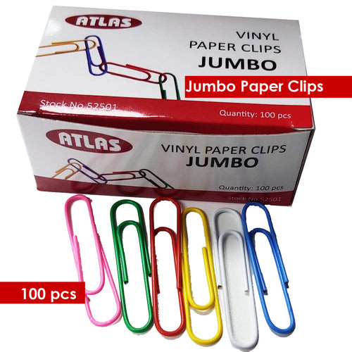 Paper Clips-Jumbo/Assorted Colors