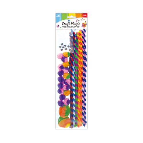 Stems, Pom-Pom & Googly Eyes Set 37Pk