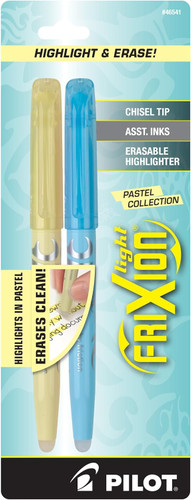 Highlighter Pastel Colors/Chisel Tip FRIXION 2Pk