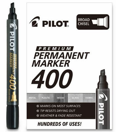 Markers Premium 400-Chisel Tip (Select Colors) 12Pk