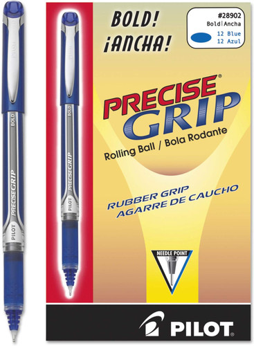 Pen Precise Grip Select Colors (Black or Blue)/Bold 12Pk
