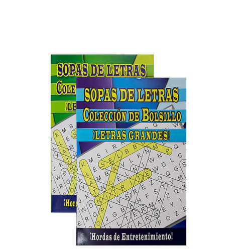 Activity Book-Crucigrama/Sopas de Letras (Pocket) 192Ct.
