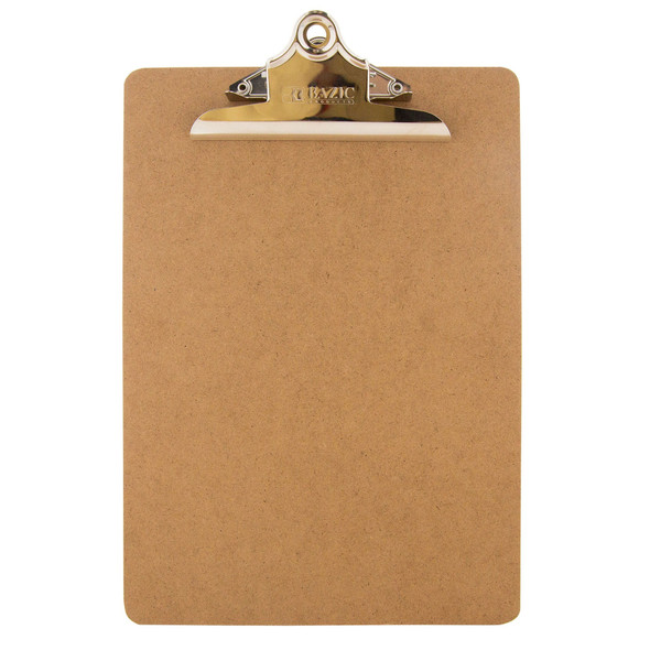 Clipboard w/Spring Clip Letter-Wood