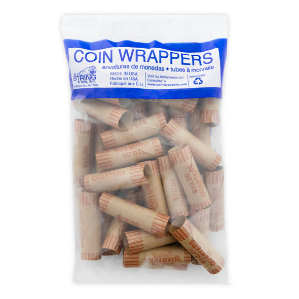 Coin Wrapper-Quarter Rolls 36ct.