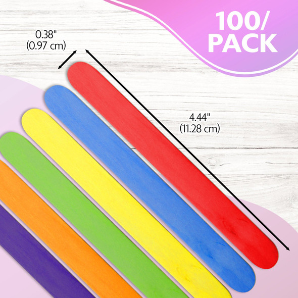 Craft Sticks Colored 100ct.
