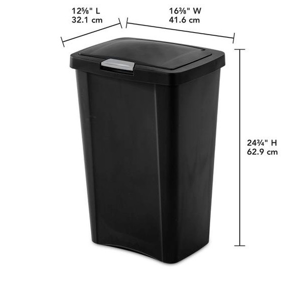 Wastebasket-Touch Top 13 Gallons (Sterilite)