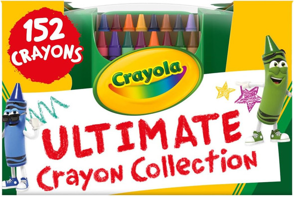 Crayons 152ct.  Ultimate Crayon Box Collection (Glitter & Metallic)