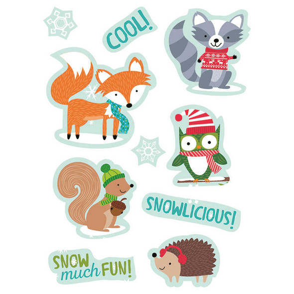 Sticker Winter Woodland Friends