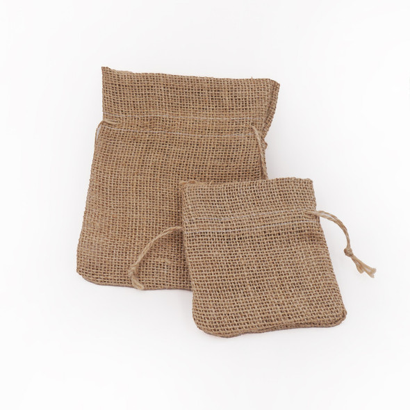 Burlap Bag-Drawstring