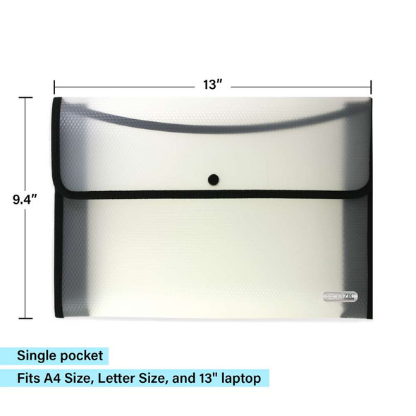 Document Holder Letter w/Square Flap Assorted Colors