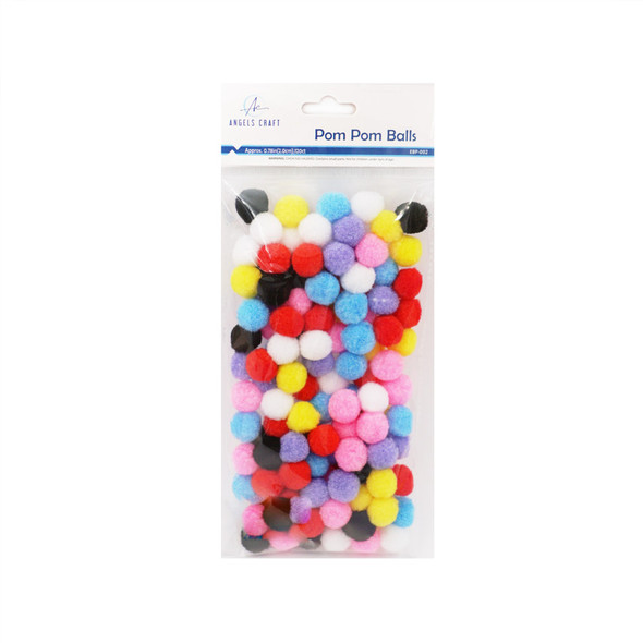 Pom-Poms Asst'd .78" Pk/120