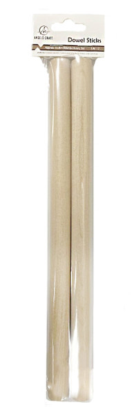 Dowel Sticks Natural 12"x 75"  2ct.