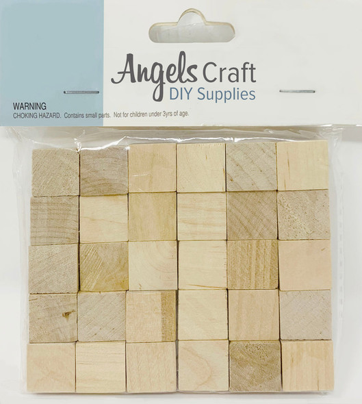Craft Cubes-Natural 15 x 15mm 30ct.