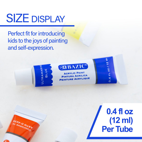 Acrylic Paint Set 12 Colors 4.0oz