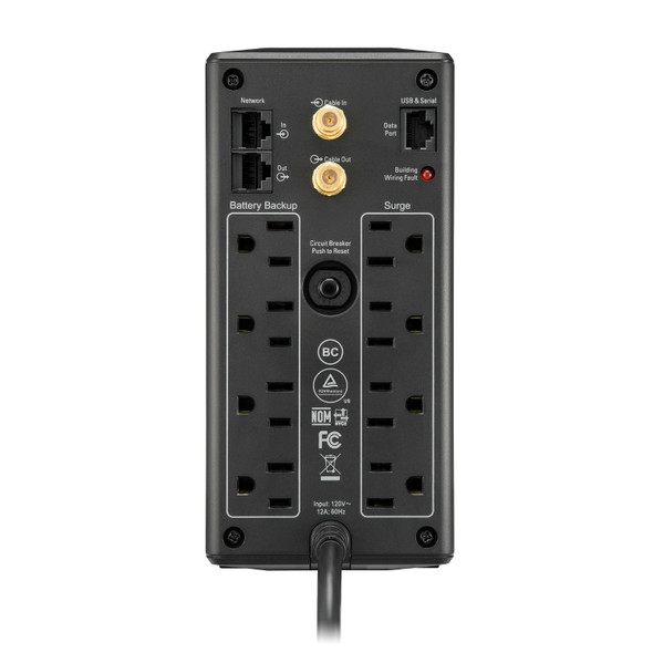 Back-UPS 1000VA 120VA (8 outlets)
