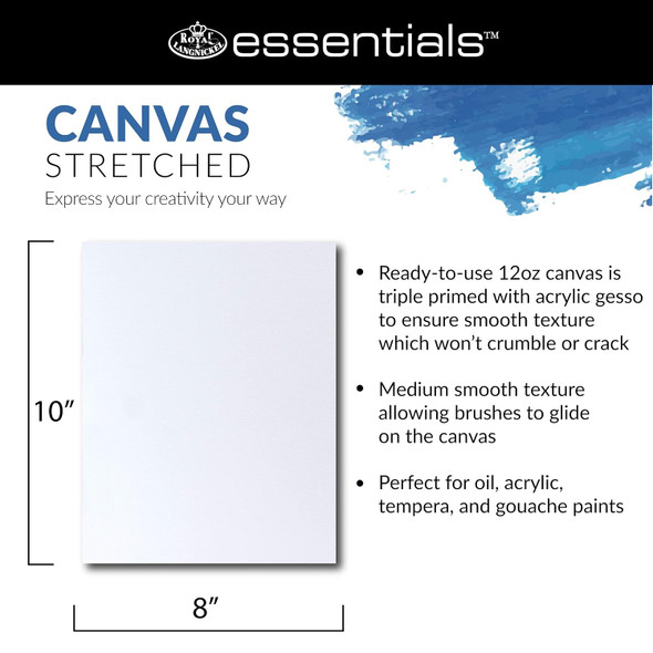 Canvas Stretch 8 x 10"*