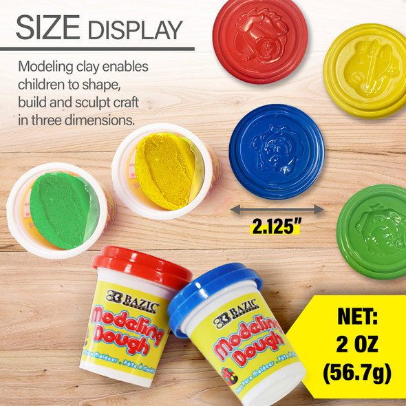 Modeling Clay 2oz Assorted Colors 4ct.