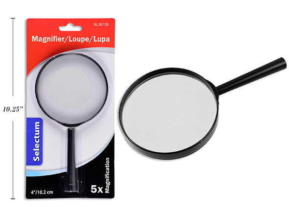 Magnifier 4" Glass-x5 Magnification