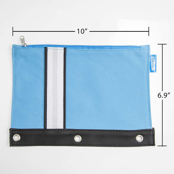 Pencil Pouch-3 Rings/Bright Colors