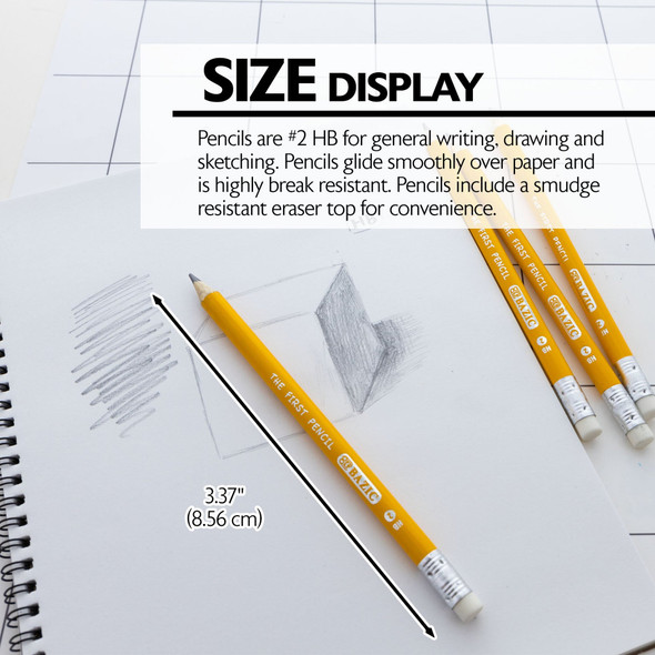 Pencil #2 Primary-The First Jumbo/Wood 4ct.
