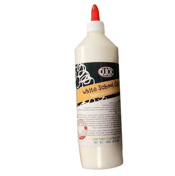 Glue School Quick White  16oz.