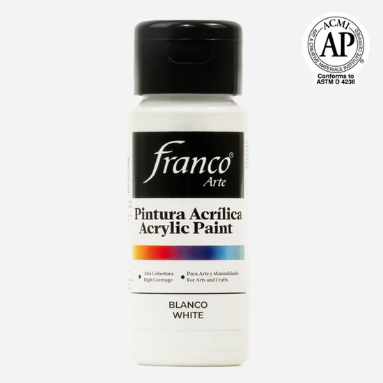 Acrylic Paint 60ml (Pk-6) - BLANCO